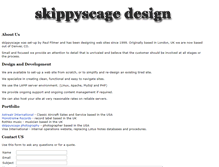 Tablet Screenshot of design.skippyscage.com